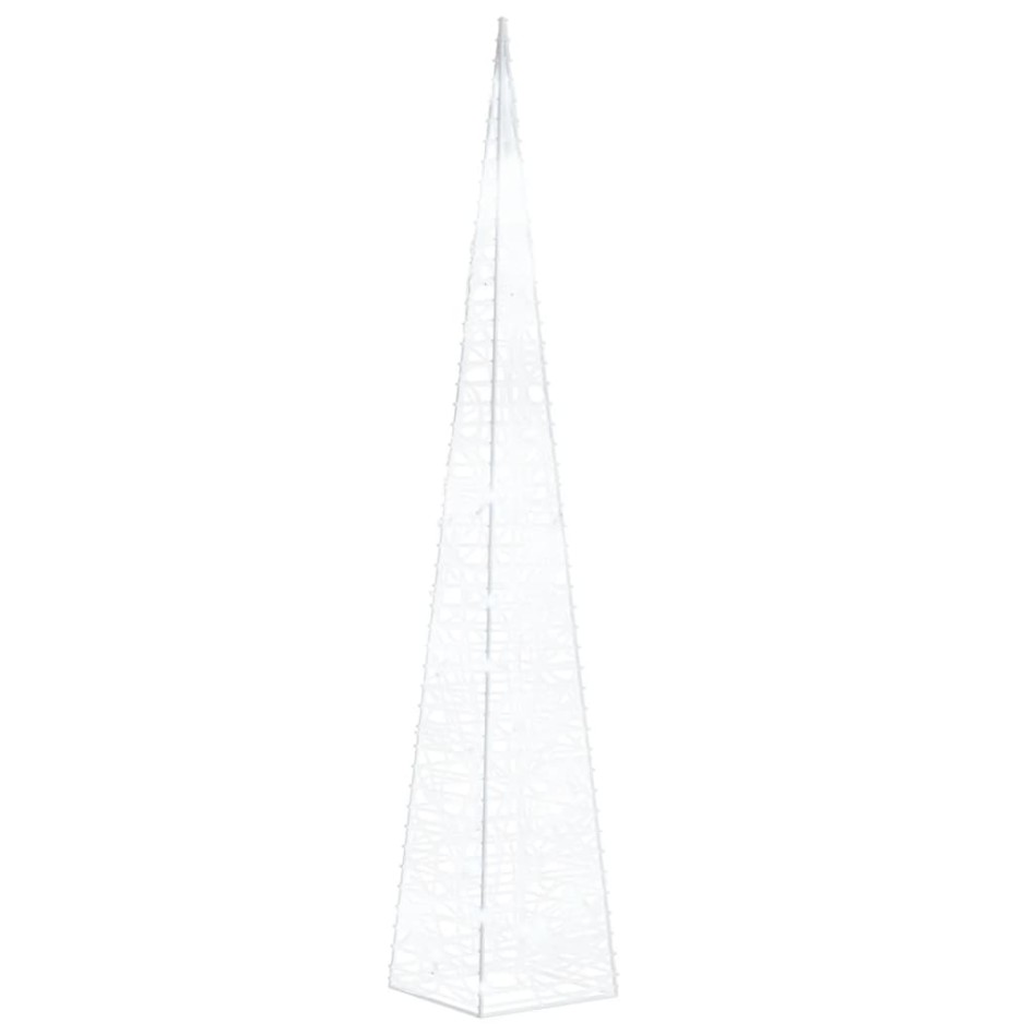 Cono de luz LED decorativo acrílico blanco frío 60