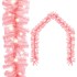 Guirnalda de Navidad con luces LED rosa 20