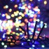 Tira de luces de racimo con 1000 LEDs PVC multicolor 11