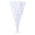 Árbol de Navidad artificial al revés con soporte blanco 180