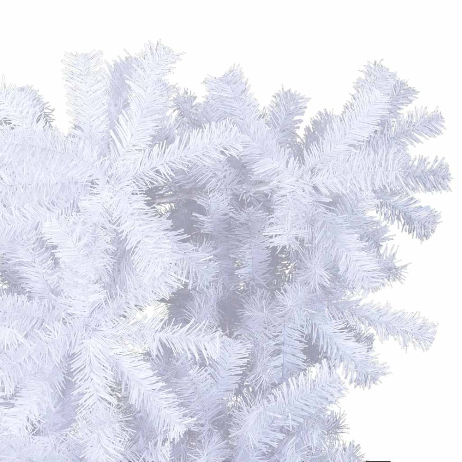 Árbol de Navidad artificial al revés con soporte blanco 180