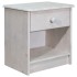 Mesita de noche de madera maciza de pino 41x30x42