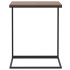 Mesa auxiliar de madera contrachapada negro 55x35x66