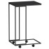 Armario auxiliar con ruedas contrachapado negro 40x30x63,5