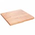Estante pared madera roble tratada marrón claro 60x60x(2-4)