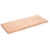 Estante pared madera roble tratada marrón claro 120x50x(2-4)