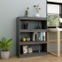 Estantería divisor de espacios madera pino gris 100x30x103