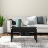 Mesa de centro madera contrachapada blanco 68x50x38