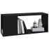 Mueble para TV madera contrachapada negro 80x24x32