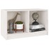 Mueble de TV de madera maciza de pino blanco 70x33x42