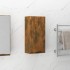 Armario de baño de pared color roble ahumado 32x20x67