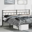 Cabecero de metal negro 193 cm