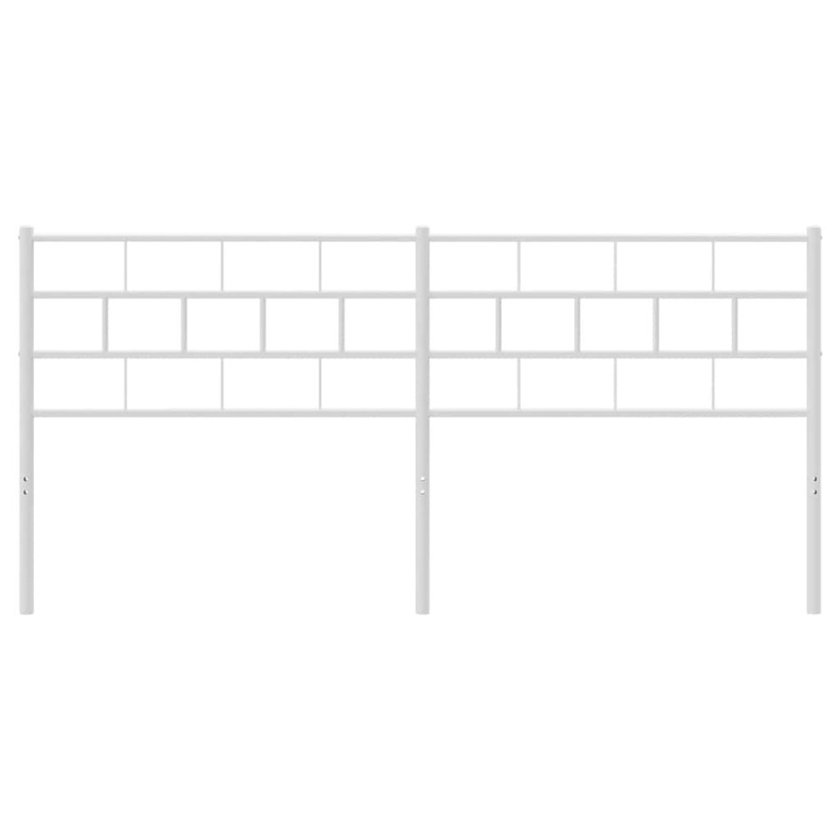 Cabecero de metal blanco 193