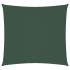 Toldo de vela cuadrado tela Oxford verde oscuro 3x3