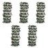 Vallas enrejadas de sauce 5 uds hojas artificiales 180x30