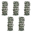 Vallas enrejadas de sauce 5 uds hojas artificiales 180x30 cm