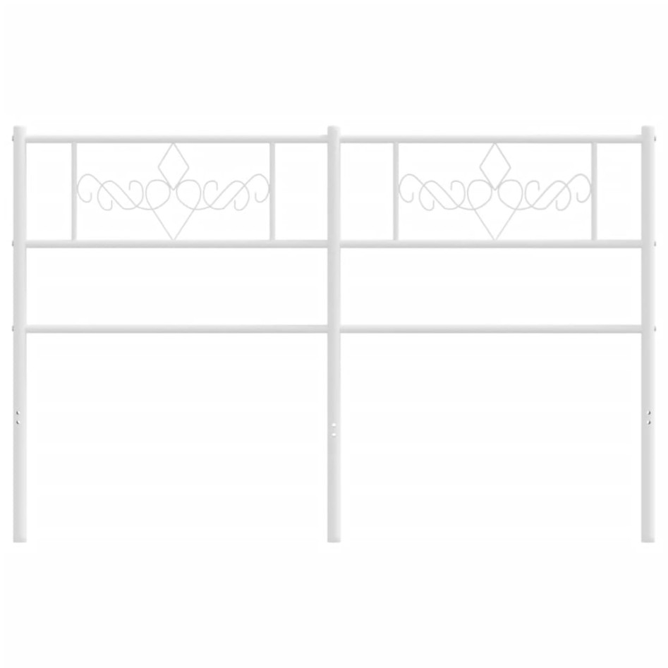 Cabecero de metal blanco 120