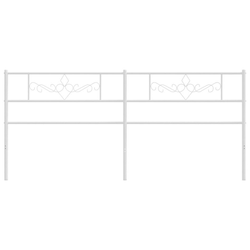 Cabecero de metal blanco 193