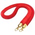 Cuerda para poste de control de masas terciopelo rojo y