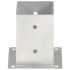 Anclajes para postes 4 unidades metal galvanizado 101
