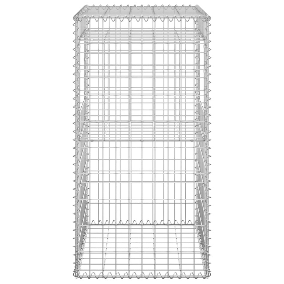 Cesta poste de gaviones de hierro 50x50x100