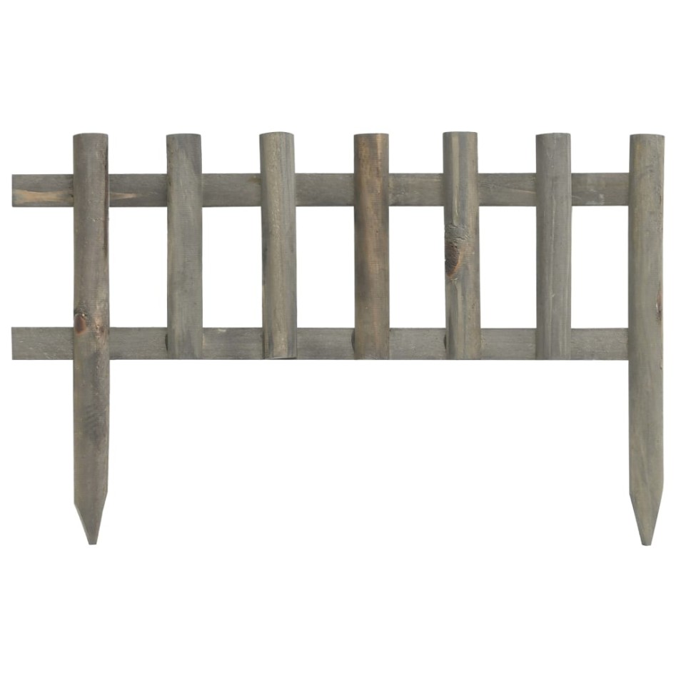 Bordes de jardín 10 unidades madera de abeto 4,4