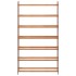 Mueble zapatero de madera contrachapada marrón 65x24x117