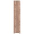 Mueble zapatero de madera contrachapada marrón 65x24x117
