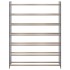 Mueble zapatero de madera contrachapada gris 90x24x117