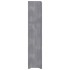 Mueble zapatero de madera contrachapada gris 90x24x117