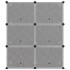Zapatero PP negro 84,5x31x93,5