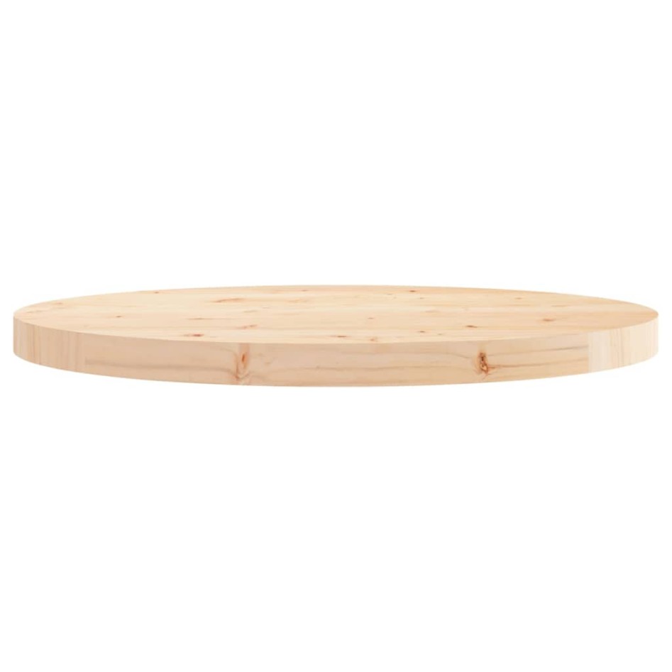 Tablero de mesa redondo madera maciza de pino Ø60x3