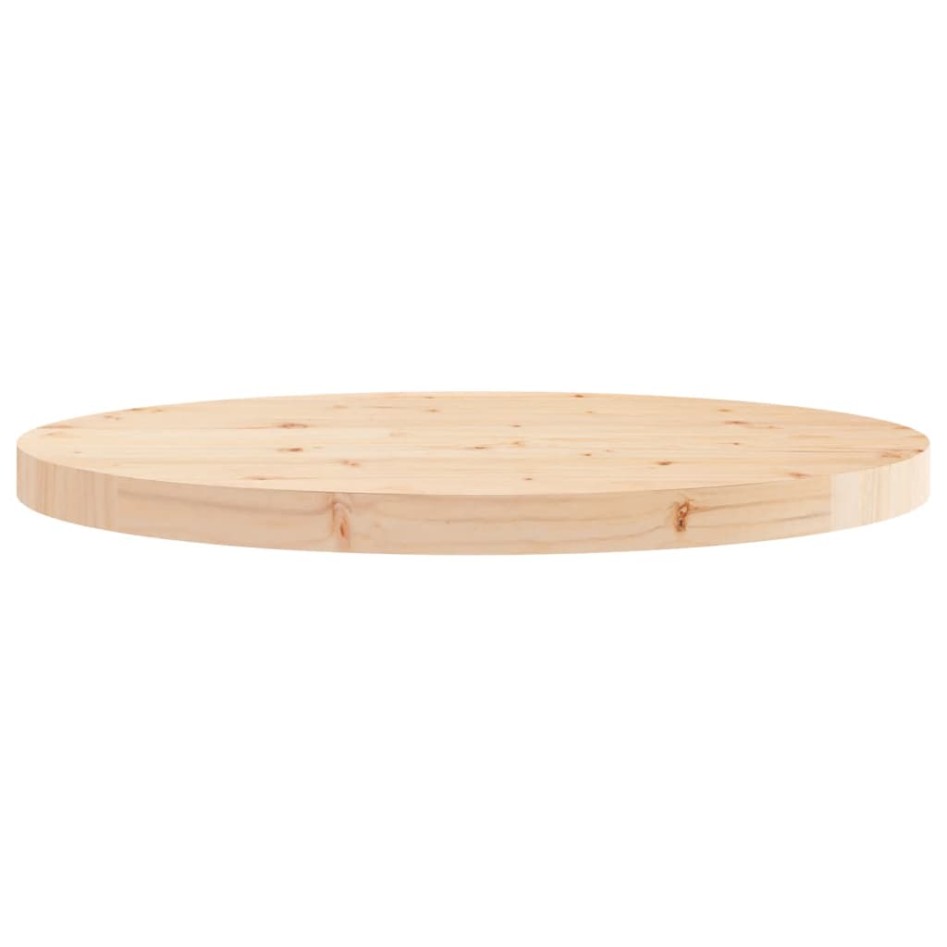 Tablero de mesa redondo madera maciza de pino Ø60x3