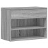 Banco zapatero madera contrachapada gris Sonoma 60x30x45