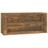 Mueble zapatero madera contrachapada roble ahumado 100x35x45