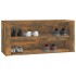 Mueble zapatero madera contrachapada roble ahumado 100x35x45