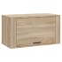 Mueble zapatero pared contrachapada roble Sonoma 70x35x38