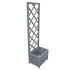 Jardinera enrejada madera maciza de abeto 40x30x135