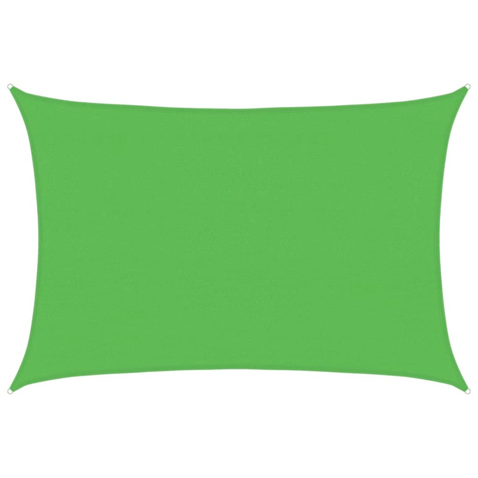 Toldo de vela HDPE verde claro 160 g/m² 4x5