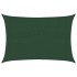 Toldo de vela verde oscuro HDPE 160 g/m² 3x5