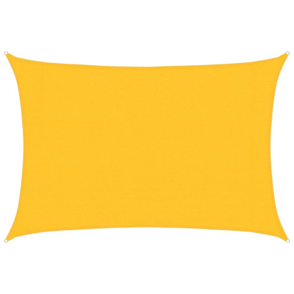 Toldo de vela HDPE amarrilo 160 g/m² 3x5