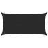 Toldo de vela negro HDPE 160 g/m² 3x6
