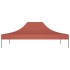 Techo de carpa para celebraciones terracota 4,5x3 m 270