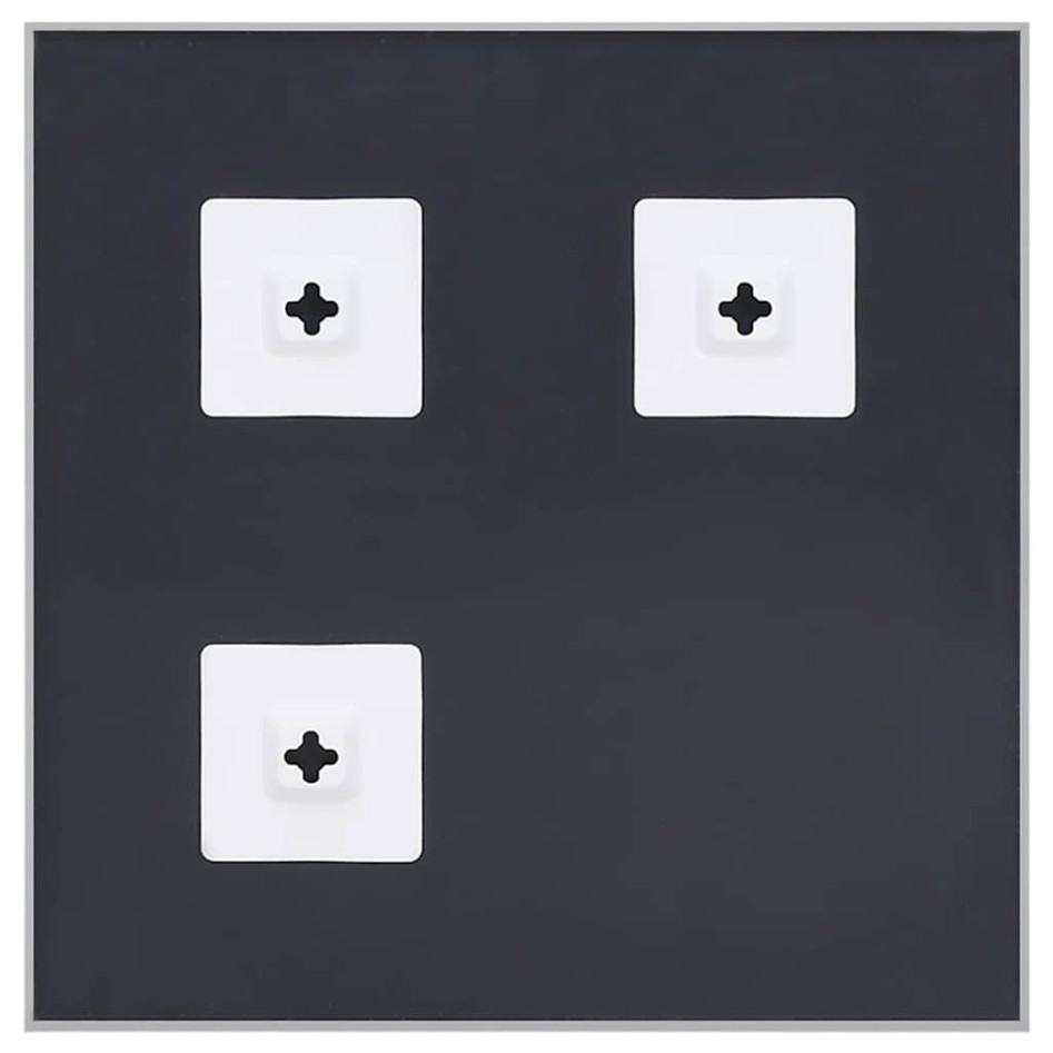 Espejo plateado 40x40