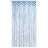 Cortina de macramé algodón azul 140x240