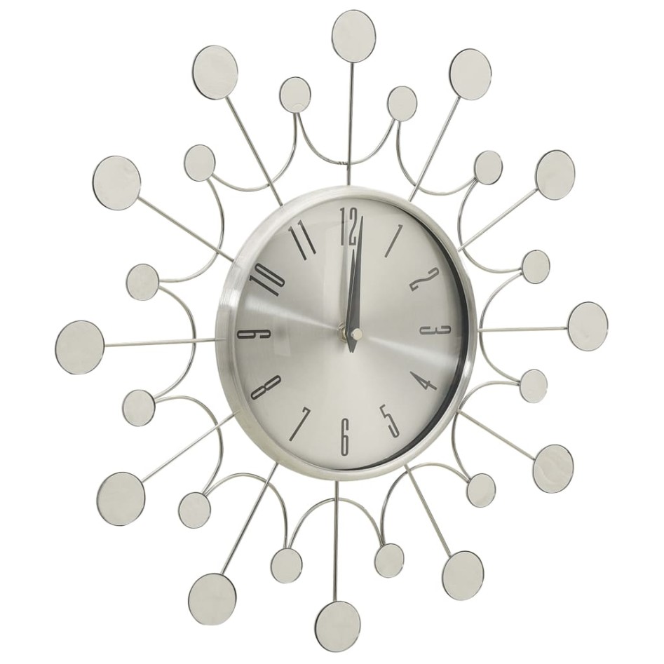 325165  Wall Clock Silver 40 cm