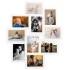 Marco de fotos collage para foto de 10x(13x18 cm) blanco
