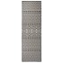 Alfombra de exterior de tejido plano rayas negras 80x250
