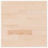 Tablero de mesa cuadrada madera de roble sin tratar 40x40x4