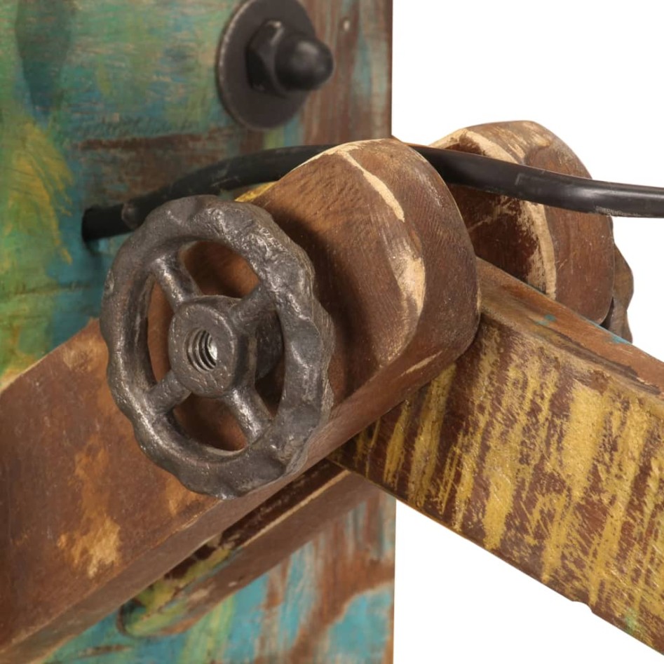 Lámpara de pared estilo industrial redonda multicolor